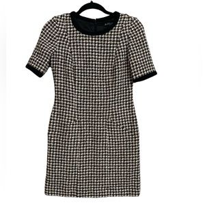 Brooks Brothers Tweed Houndstooth Dress Size 4